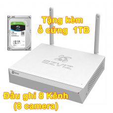 Đầu ghi camera IP 8 kênh EZVIZ tặng kèm ổ cứng 1TB Ezviz CS-X5C-8APEC