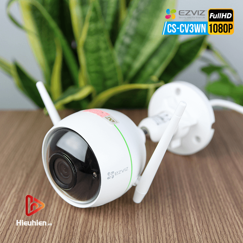 ezviz-cs-cv3wn camera quan sát ngoài trời với độ phân giải 2mp, hình ảnh full hd1080p