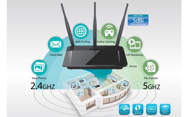 d-link dir-809 - router wifi 2 băng tần không dây ac750 chính hãng, giá tốt - hình 04