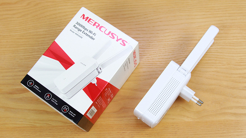 mercusys mw300re - bo kich song wifi toc do 300mbps, 2 ang ten 12