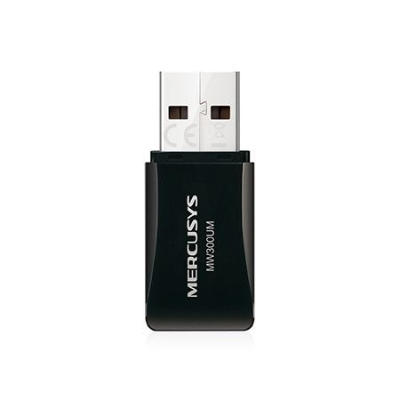 mercusys mw300um - bộ usb thu sóng wifi cực mạnh, tốc độ 300mbps