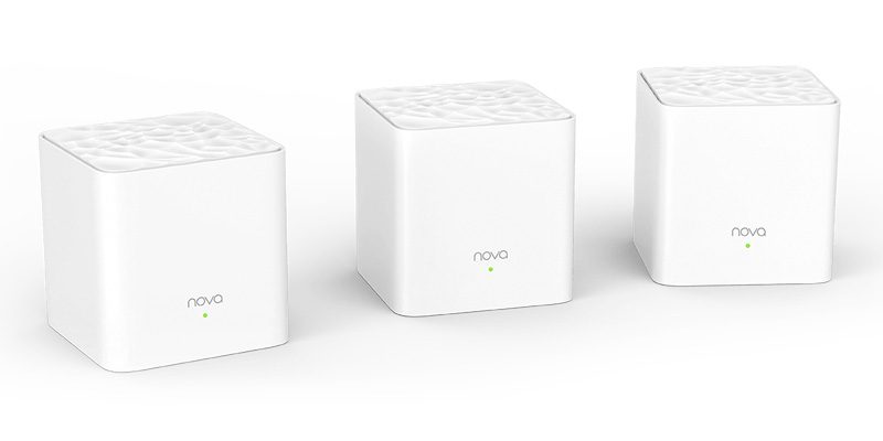 tenda nova mw3 - hệ thống wifi mesh cho gia đình, phủ sóng rộng 300m2 (3 bộ phát) - 3 bộ