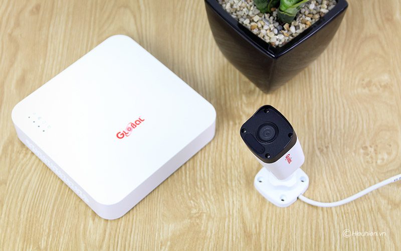 trọn bộ kit 4 camera ip global 2.0mp 1080p + đầu ghi hình ip 4 kênh - ống kính